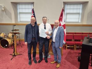 Press Statement – Alex Easton MP honours Trevor Magowan for Outstanding Service to the Boys’ Brigade